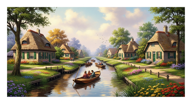 Giethoorn: Canales por Calles, Botes por Coches 🚣