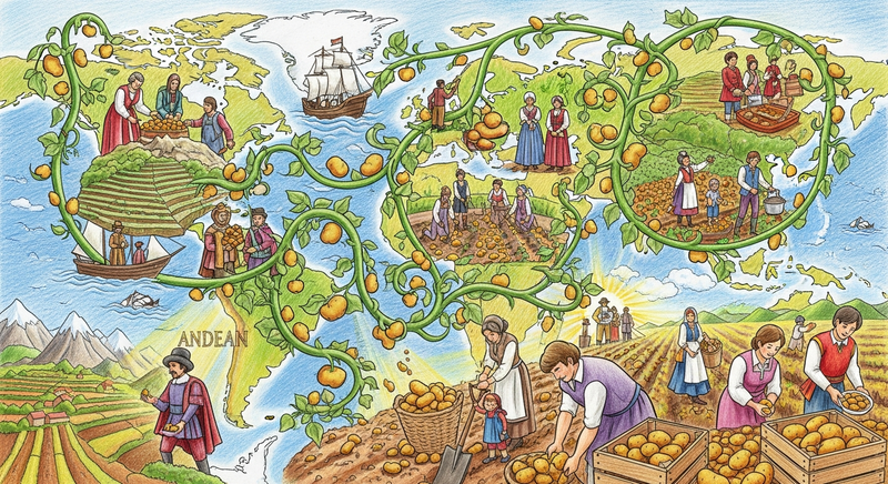 La papa: ¡El humilde tubérculo que conquistó el planeta! 🥔